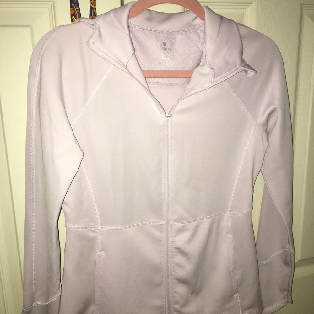 Athletic zip up top, lavender